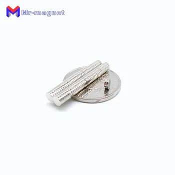 1000шт Диаметър 4 мм мини-малко малък магнит 4x1 4*1 мм, магнит супер силен мощен магнитен материал мотор хладилник artcraft магнити