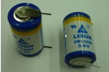 12 бр./лот LISUN ER14250 1 / 2AA 3,6 НА 1200 mah литиева батерия оборудване и инструменти с филе