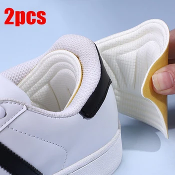 2 елемента 3D а обувките Тампон За Краката, Възглавница За Петата Тампони, Спортни Обувки Регулируеми против износване Вложки на Краката Стелки Протектор Петата Стикер Стелка