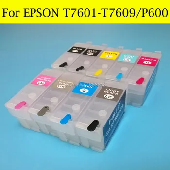 9 Цветно Мастило касета P600 T7601-T7609/T760 с чип ARC за принтер Epson Surecolor P600 SC-P600