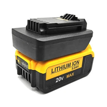 HLZS-Акумулаторен адаптер за литиева батерия Dewalt 18v/20, преобразувана кабел Porter Stanley 18 В 20 Акумулаторен инструмент