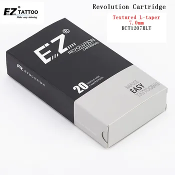 RCT1207RL EZ Revolution Игла за татуировки Касета Кръгли Втулки Текстурирани L-cone 7.0 мм за системни машини и грайфери 20 бр/кор.