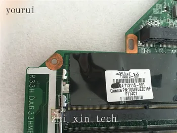 Yourui За HP G4 G4-2000 G6 G6-2000 дънна Платка на лаптоп 712115-501 DAR33HMB6A0 DDR3 Тест ок