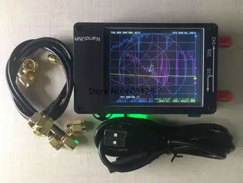 Анализатор векторна мрежа NanoVNA 2,8-инчов КСВН LCD дисплей 50 khz-900МГЦЧ VHF UHF