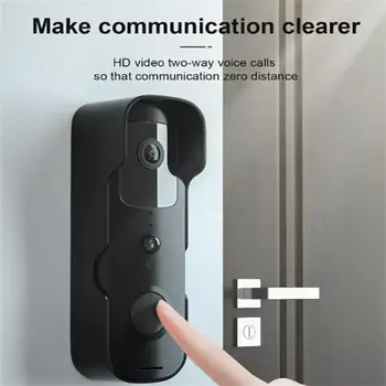 Безжичен Интелигентен видео домофон Wifi 1080p Начало Безжичен Двупосочен видео домофон Звънец Pir предложението за Откриване на IP Камера Звънец