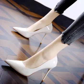 Дамски обувки на много висок ток с остър пръсти Modelutti, Дамски обувки за стриптийз, Пролет-лято 2022, Дизайнерски обувки на висок ток