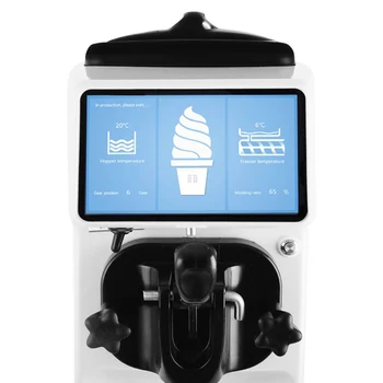 Единичен модел маса машина за сладолед на вкус за студена Машина за Сладолед, Барове, Магазини Напитки мека