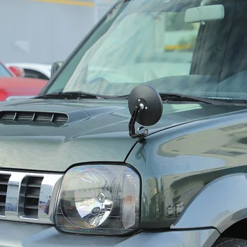 Капачка на Капака на Колата Резервно Огледало за Suzuki Jimny 2012-2017 Избягвайте Слепи зони Външни Аксесоари (Кръг Ляво)