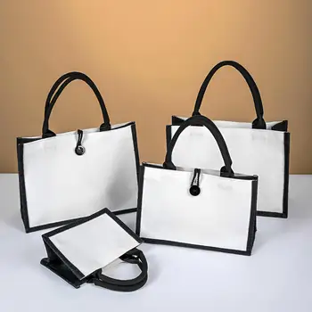 Направи си САМ Празни Торбички За Пазаруване Сгъваема Голяма Чанта Голям-Тоут От Коноп Чул за Многократна употреба за Хранителни стоки Чанти с Дръжки, Аксесоари За Пътуване