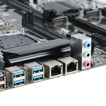 Настолна такса Черен дънна Платка LGA2011-3 С двоен процесор, Поддръжка на памет RECC DDR4 с процесор 2XE5 2609 V3 2609 + Кабел превключвател