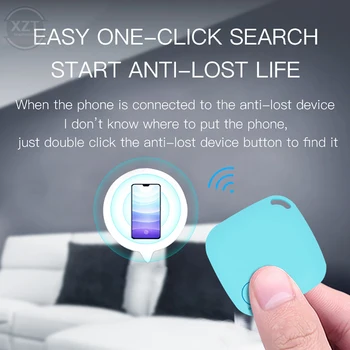 Нов Bluetooth 5,0 Анти-изгубено Устройство Ключодържател Портфейл Домашен Любимец на Детето Интелигентен Тракер GPS Локатор Двустранен Локатор Интелектуална Аларма