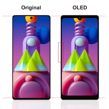 Тест За Samsung Galaxy M51 M515F LCD дисплей с сензорен екран Дигитайзер В Събирането на Замяна За Samsung M515F/DS lcd